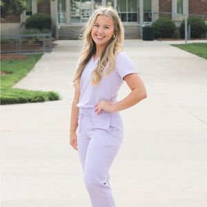 Women's Light Purple Jogger Set